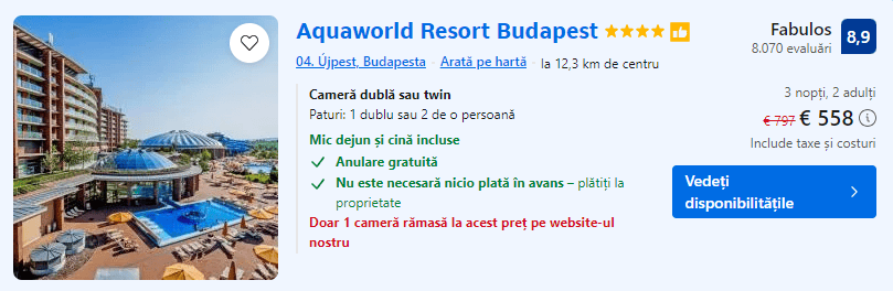 Aquaworld Resort Budapest | Aquaworld Budapesta | Budapesta | spa |