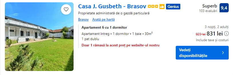 casa j gusbeth | case de vacanta la brasov | revelion 2025 la brasov |