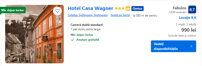 hotel casa wagner | revelion 2025 sighisoara | hotel in sighisoara | cele mai bune hoteluri din sighisoara |