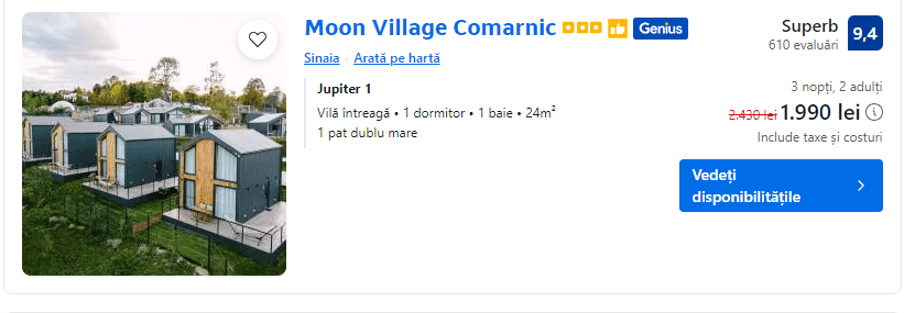 moon village comarnic | case de inchiriat comarnic | revelion la comarnic |