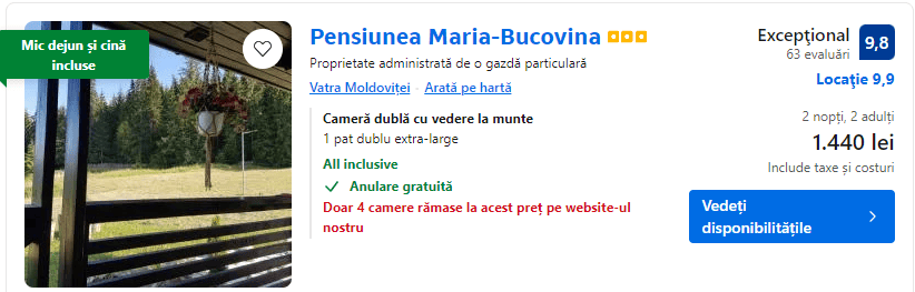 pensiunea maria vatra moldovitei | sf andrei cu all inclusive in bucovina | cazare bucovina cu all inclusive | minivacanta de 1 decembrie 2024 cu all inclusive |