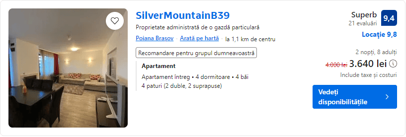 silver mountain poiana brasov | apartament poiana brasov de revelion | revelion 2025 poiana brasov |