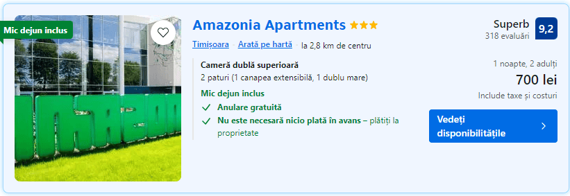 amazonia apartments | cazare amazonia timisoara | amazonia timisoara |