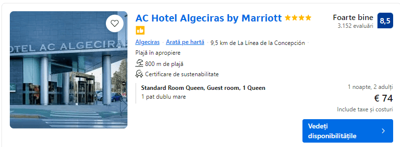 AC Hotel by Marriott | cazare Algeciras | cazare in apropiere de gibraltar |