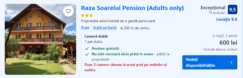 raza soarelui praid | praid cazari deosebite |