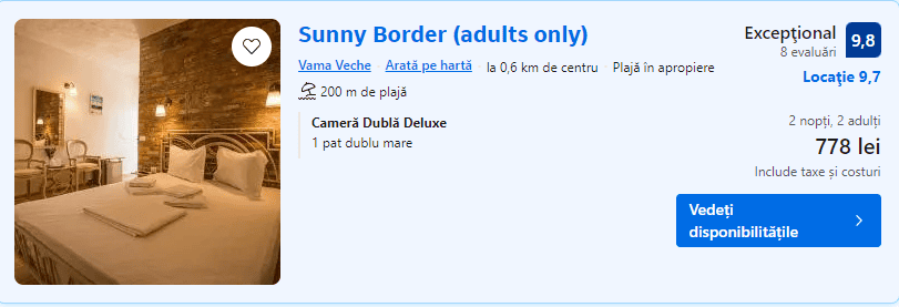 sunny border | cazare adults only vama veche |