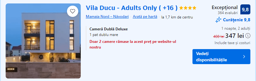 vila ducu | cazare adults only litoral | cazare mamaia nord adults only |