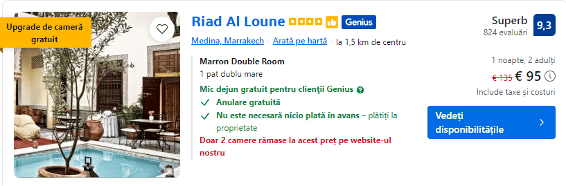 riad al loune | riad in marrakech | cazare cu mic dejun marrakech |