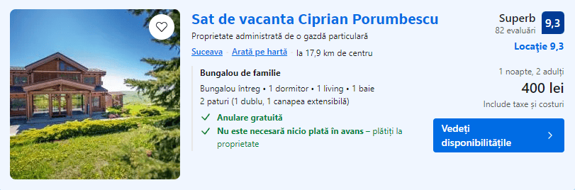 sat de vacanta ciprian porumbescu | casute suceava | aczare la bungalouri suceava |