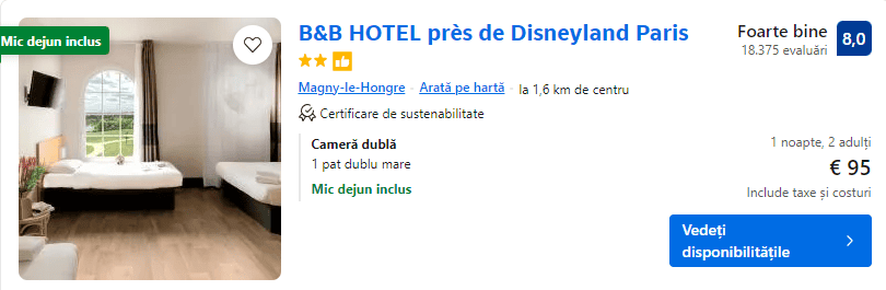 b&b hotel disneyland | Magny-le-Hongre cazari | hotel cu mic dejun disneyland |