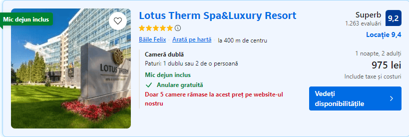 lotus therm | hotel de lux cu psicina cu apa termala | piscina cu apa termala deschisa tot anul |