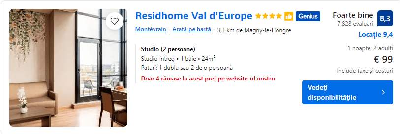 residhome val | val d`europe cazare | cazare in apropiere de disneyland | studio disneyland paris |