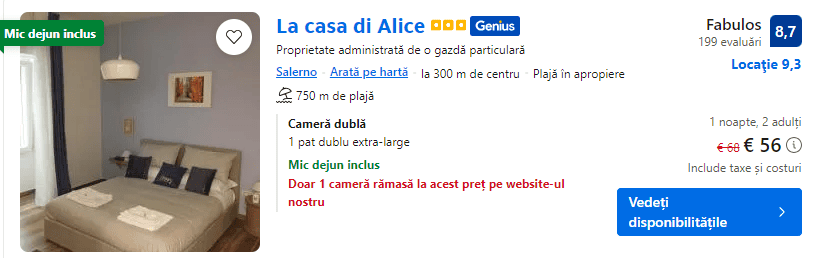 la casa di alice | cazare centrala salerno | hotel in salerno | apartament salerno |