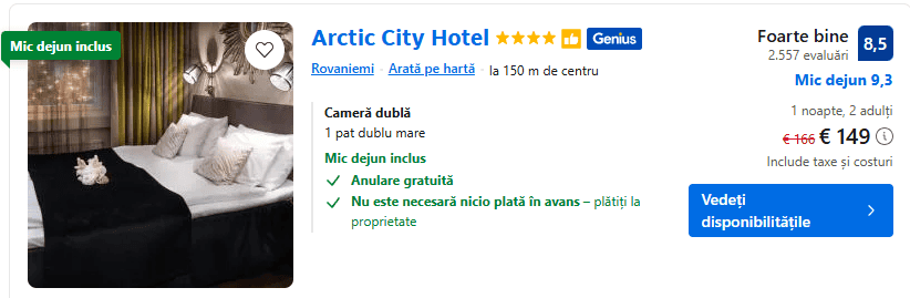 arctic city hotel | hotel rovaniemi laponia | cazare la hotel in rovaniemi cu mic dejun |